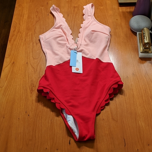 Cupshe Swim Cupshe Color Block Swimsuit Poshmark